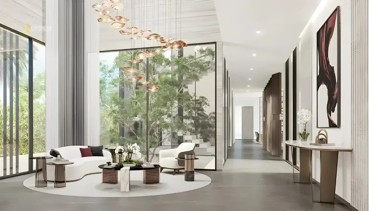 6-Bedroom Villa Autograph Collection Damac Hills — Distress 6br Maid Lounge