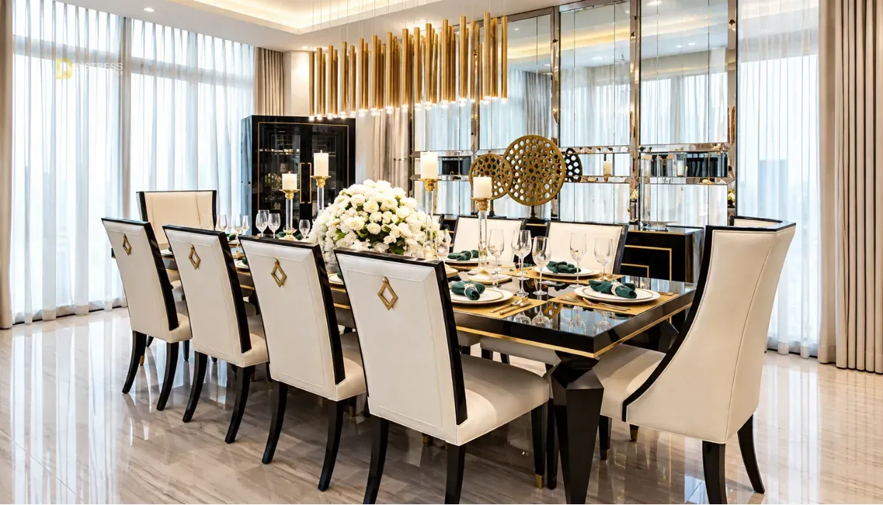 6-Bedroom Villa Trump Estates Damac Hills — International Club Dinning Area