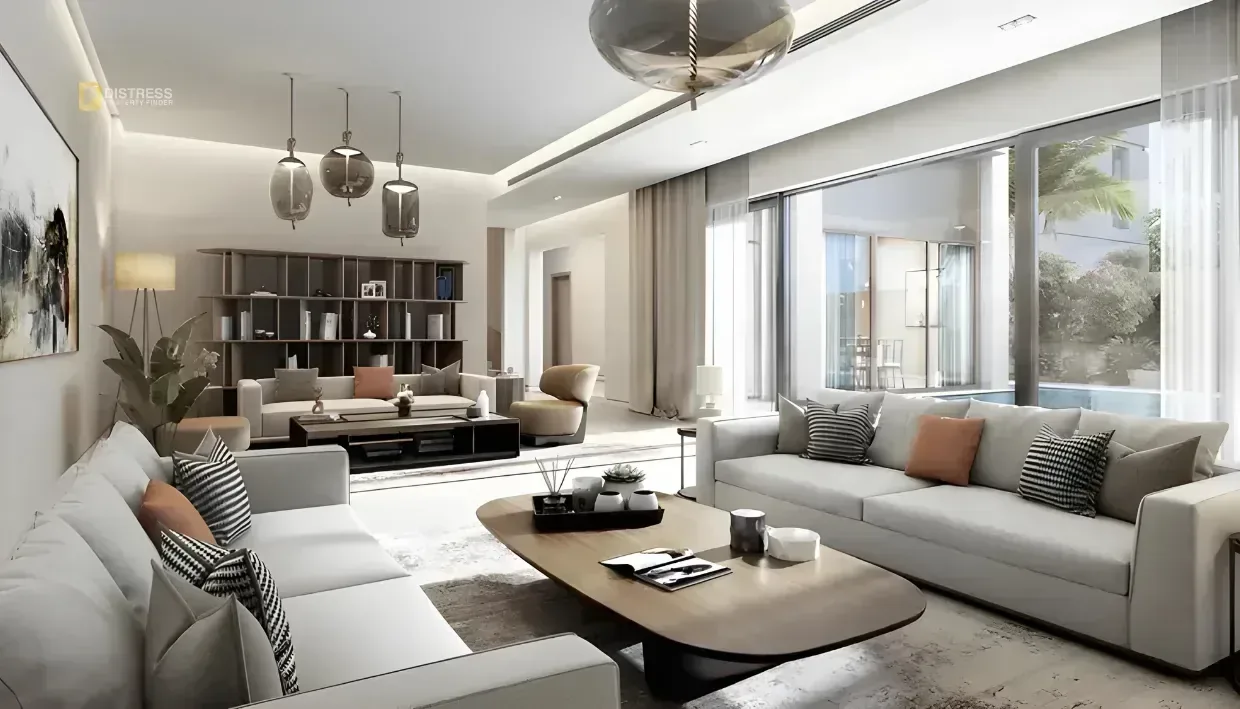 6-Bedroom Villa Sobha Reserve Wadi Al Safa 2 — Villas At By Realty Living Area