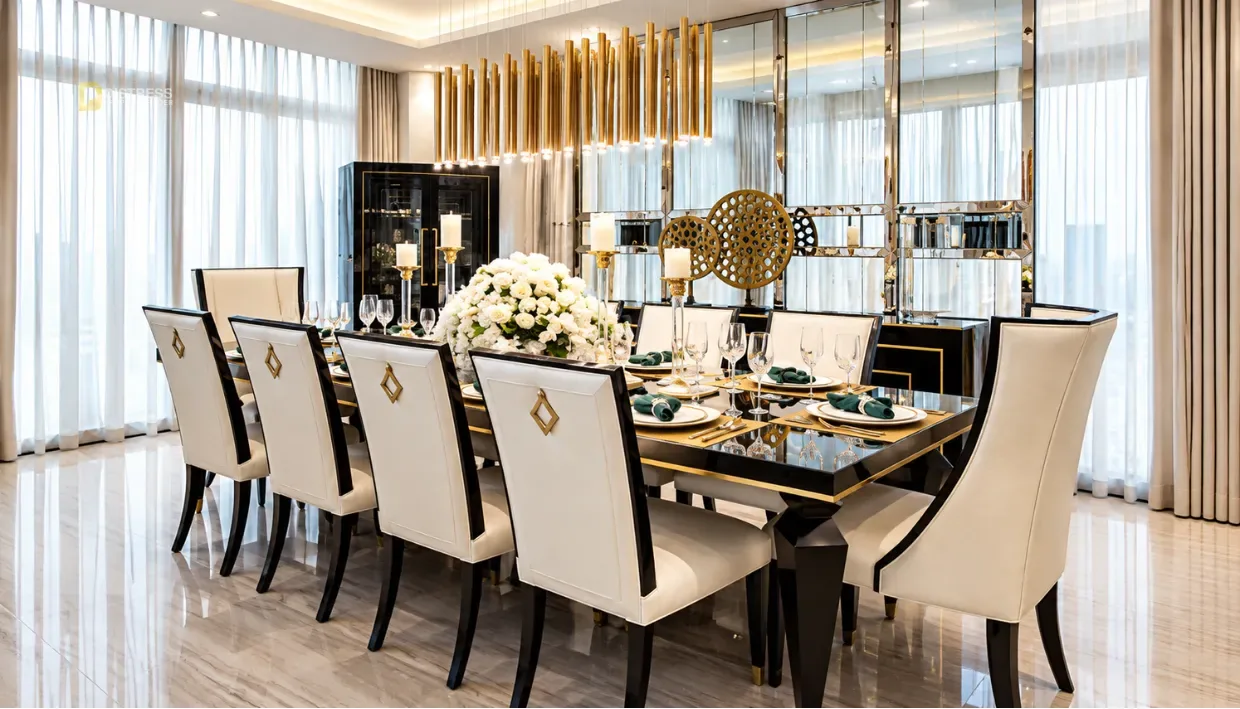 6-Bedroom Villa Trump Estates Damac Hills — International Club Dinning Area