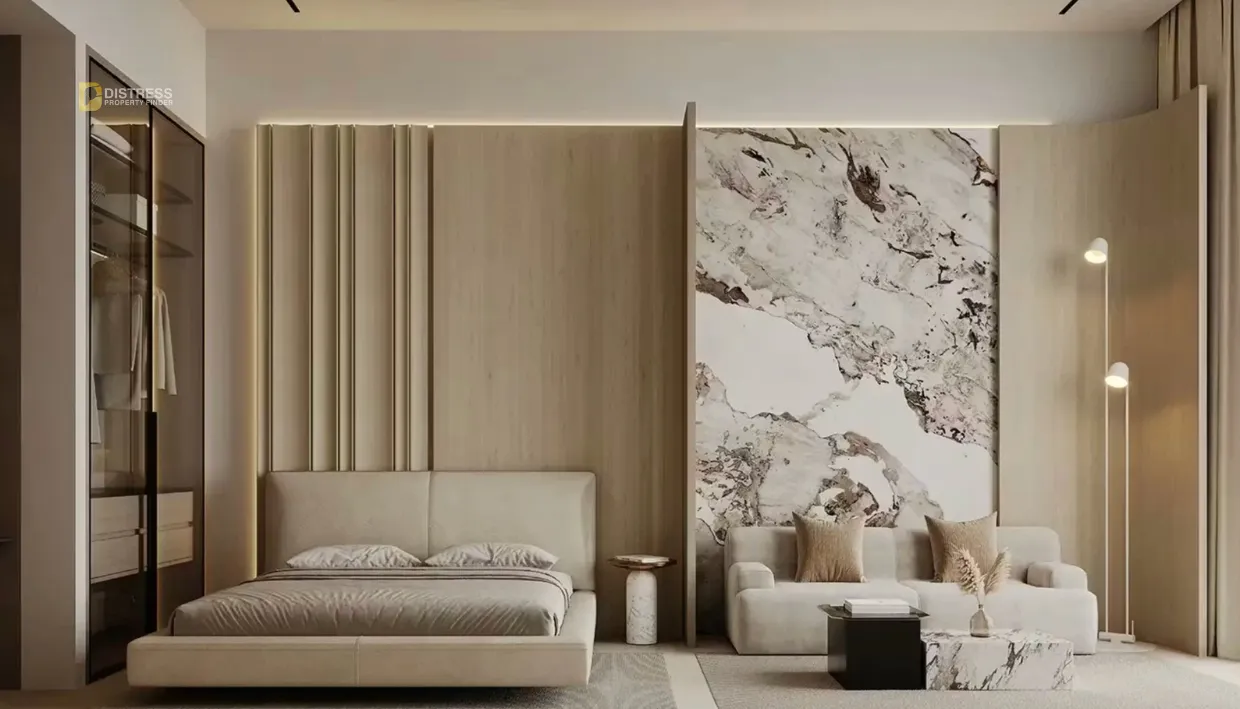 Binghatti Hills at Dubai Science Park by Binghatti Developers - living area