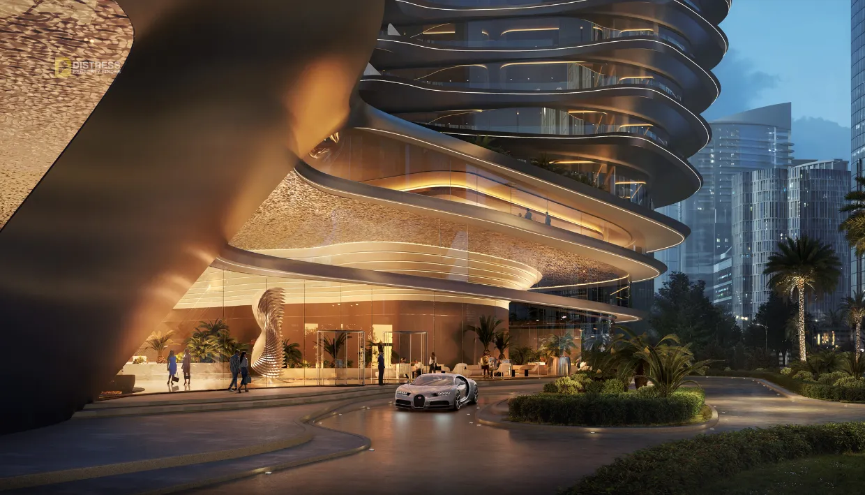Bugatti Residences by Binghatti - top view