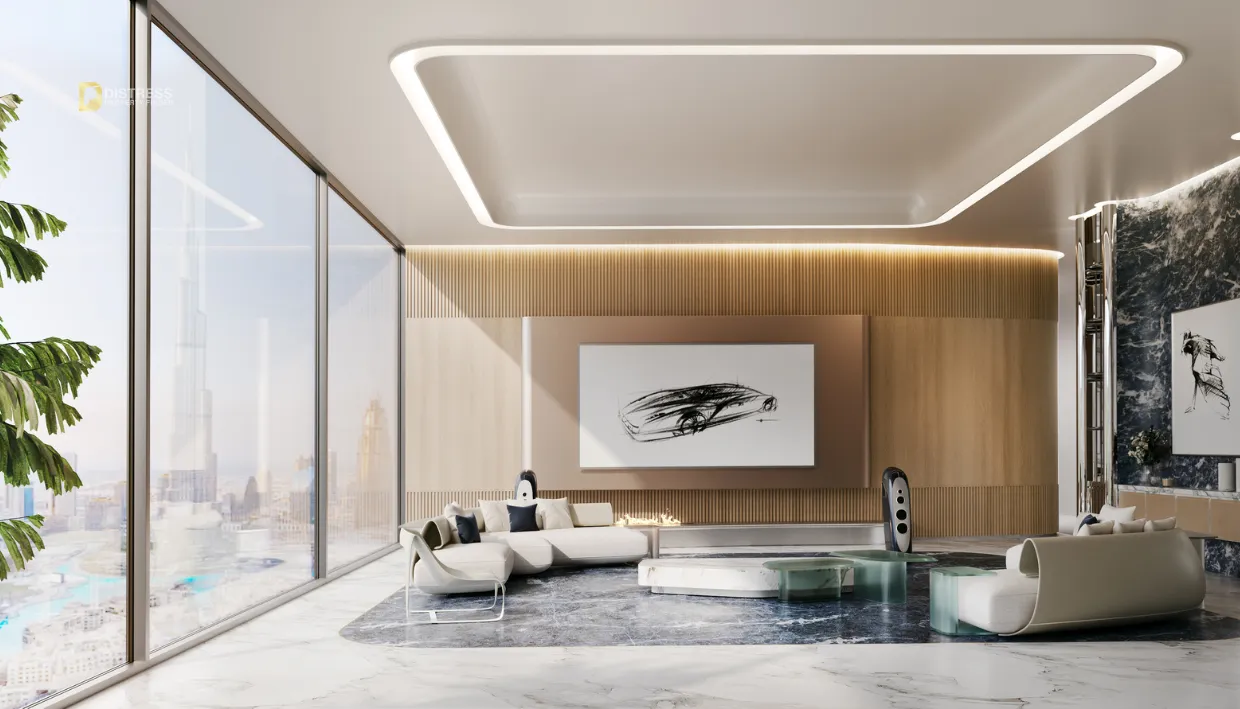 Bugatti Residences by Binghatti - living area