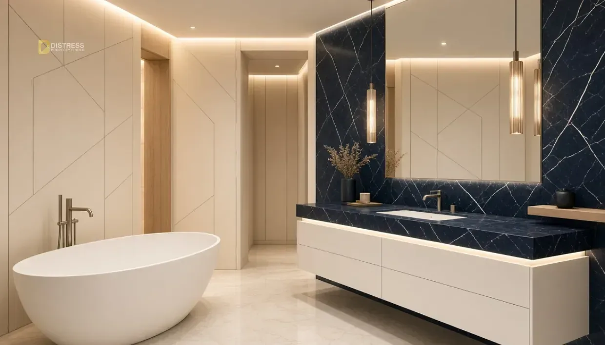 Apartment Binghatti Skyhall Business Bay — Bathroom
