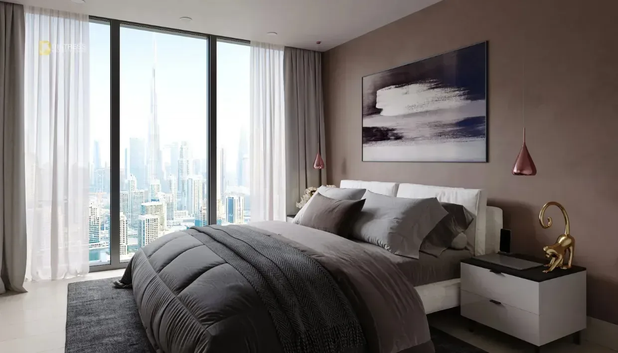 1-Bedroom Apartment Sobha Creek Vista Heights Sobha Hartland. Vista Bedroom. 1-Bedroom Apartment Sobha Creek Vista Heights Sobha Hartland — Vista Bedroom