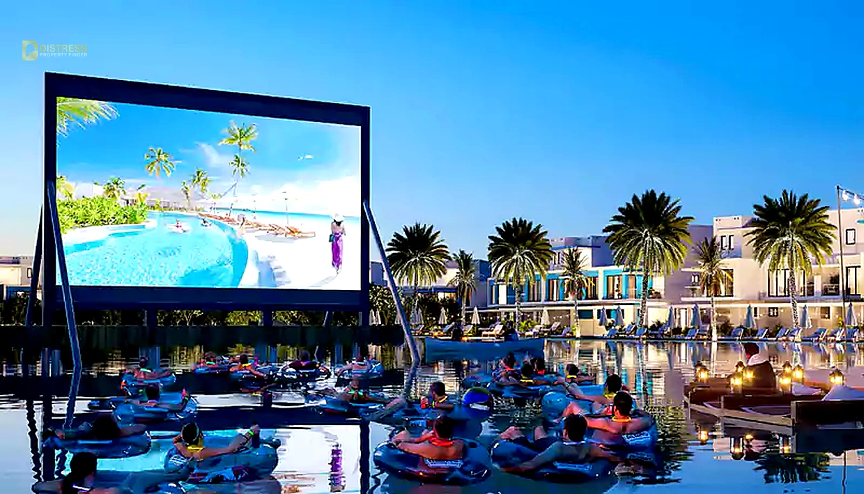 Malta Townhouses at Damac Lagoons - Damac Properties - lagoon beach