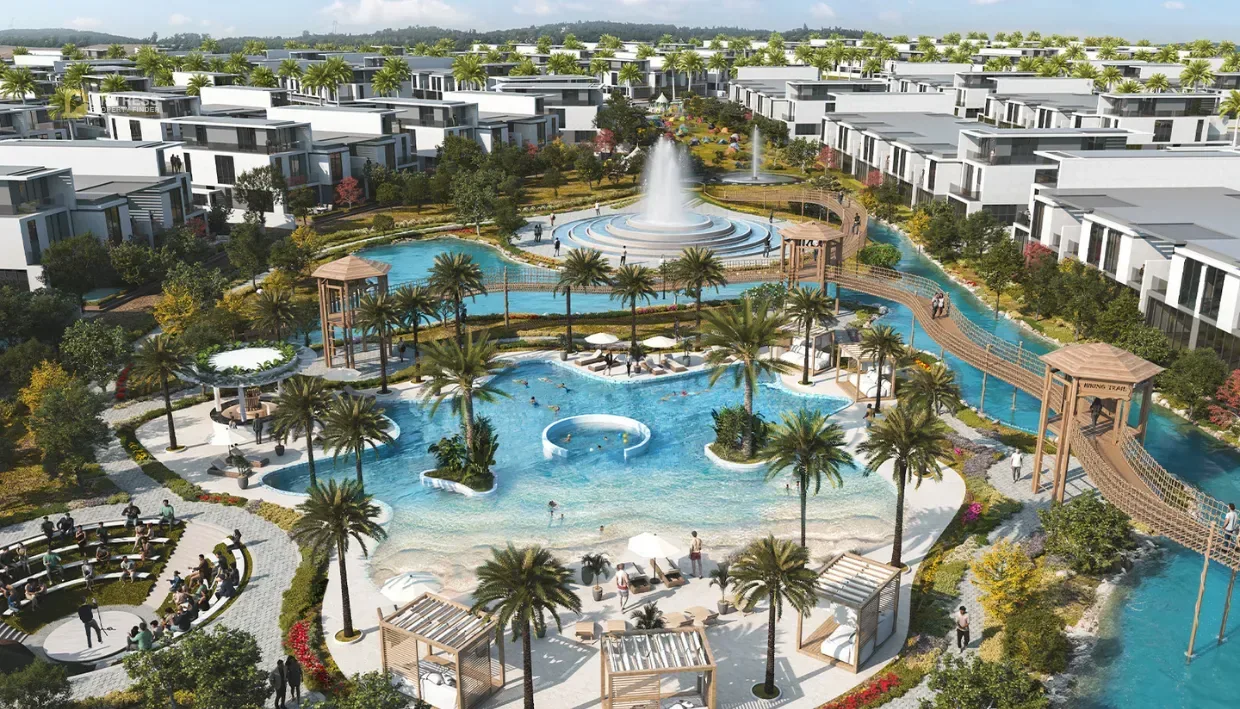 5-Bedroom Townhouse Damac Sun City Dubailand — 5br For Sale Dubailand Distress Ae Water