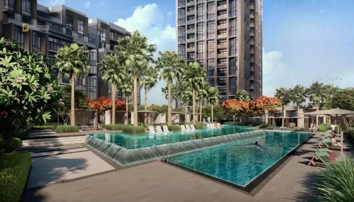 2-Bedroom Apartment Design Quarter at d3 - Tower B Dubai Design District — At Dubai District By Meraas Swimming Pool
