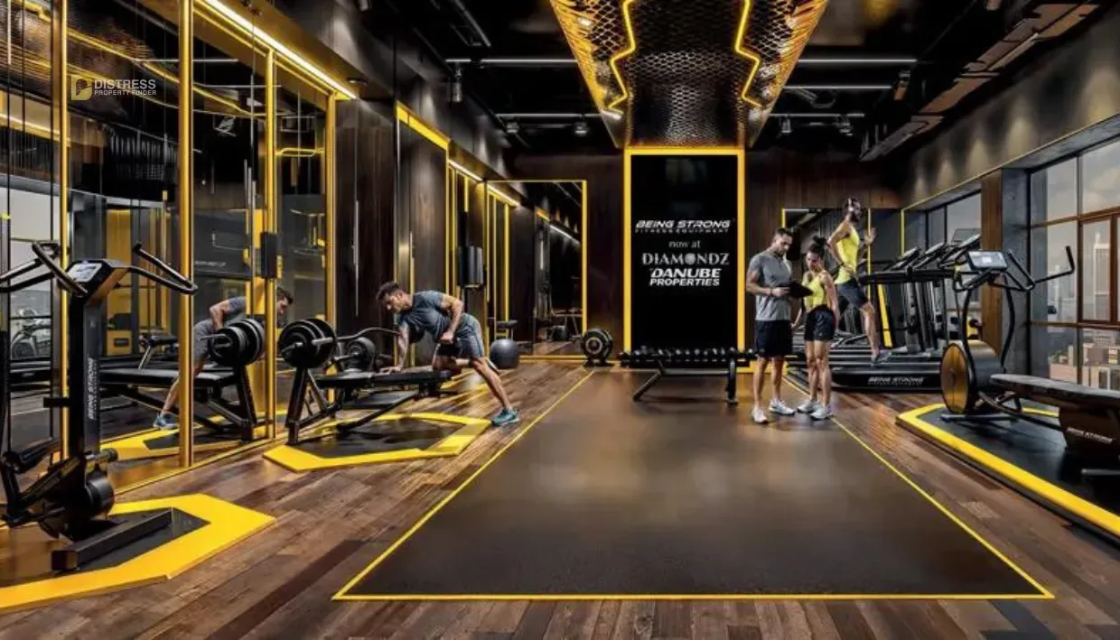 2-Bedroom Apartment Diamondz Jumeirah Lake Towers — At Jumeirah Lake Towers By Properties Gym