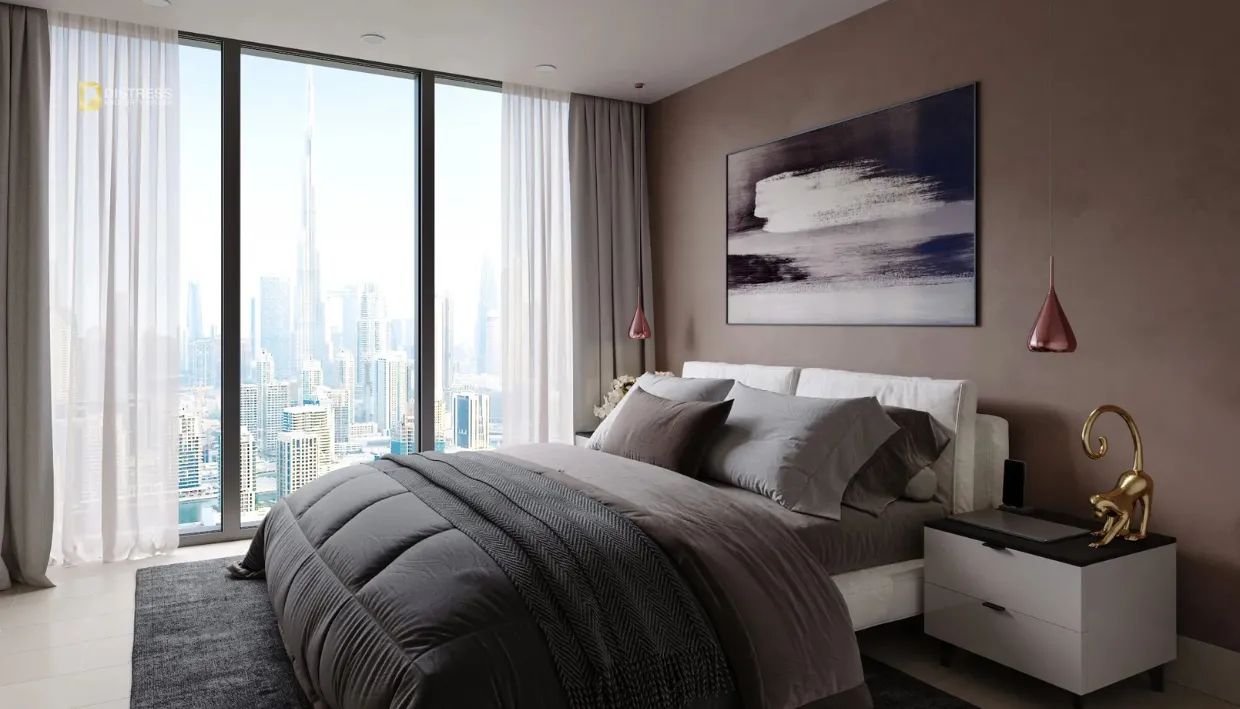 Creek Vistas Heights Tower A, Sobha Hartland, Dubai - living