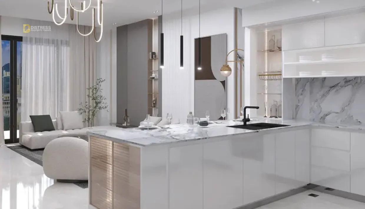 Binghatti House, Jumeirah Village Circle (JVC), Dubai - kitchen