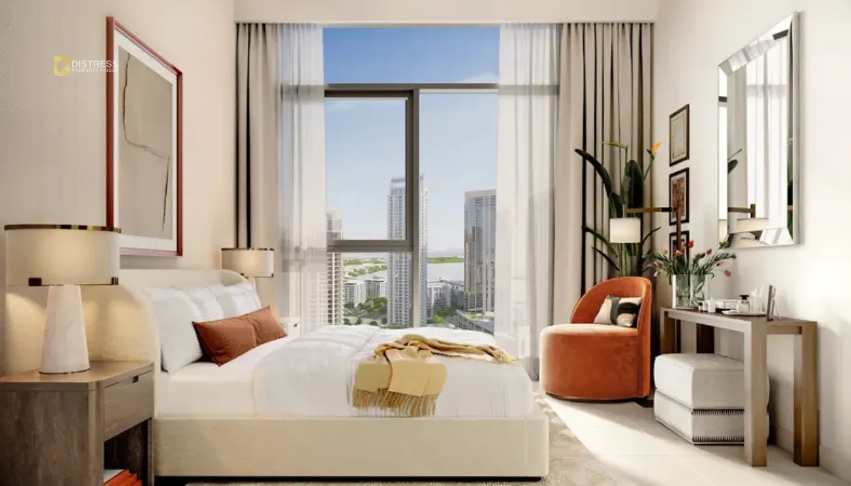 Palace Residence North, Dubai Creek Harbour by emaar - living room