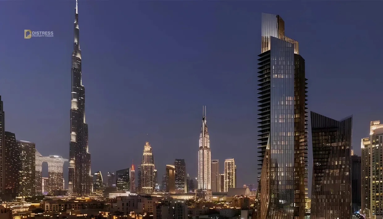 Dubai distress property Distress 4BR Apartment for Sale in Baccarat Tower 1, Downtown Dubai