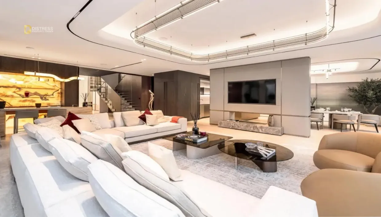 Garden Homes, Palm Jumeirah, Dubai - open kitchen with dinning