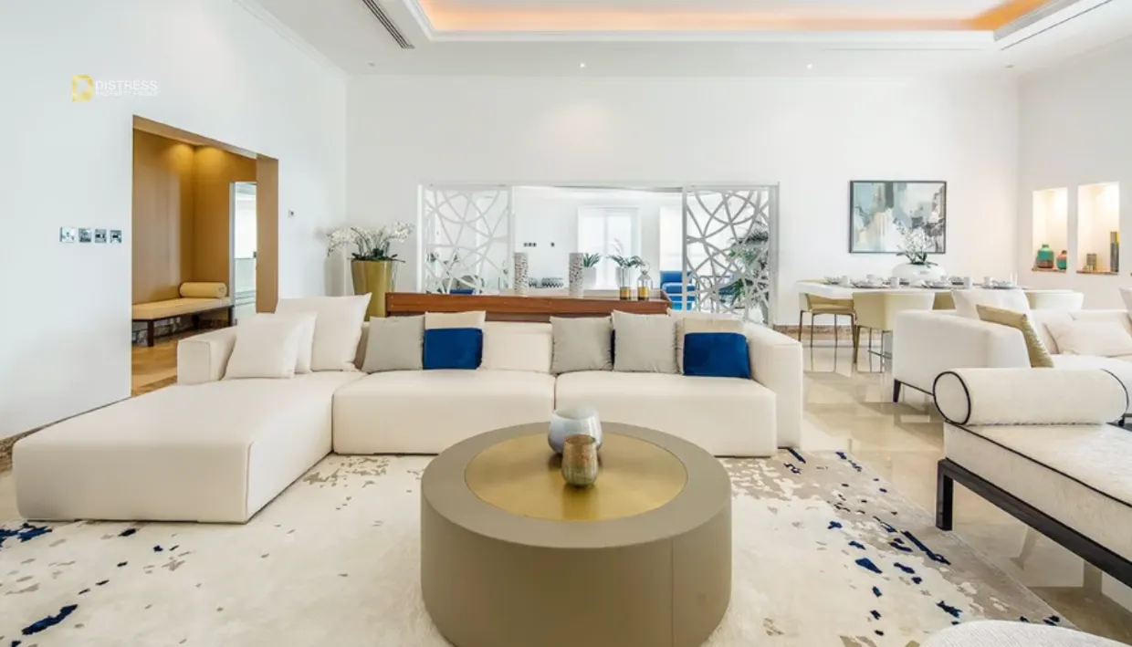 Elite Residence Dubai Marina - dinning with living
