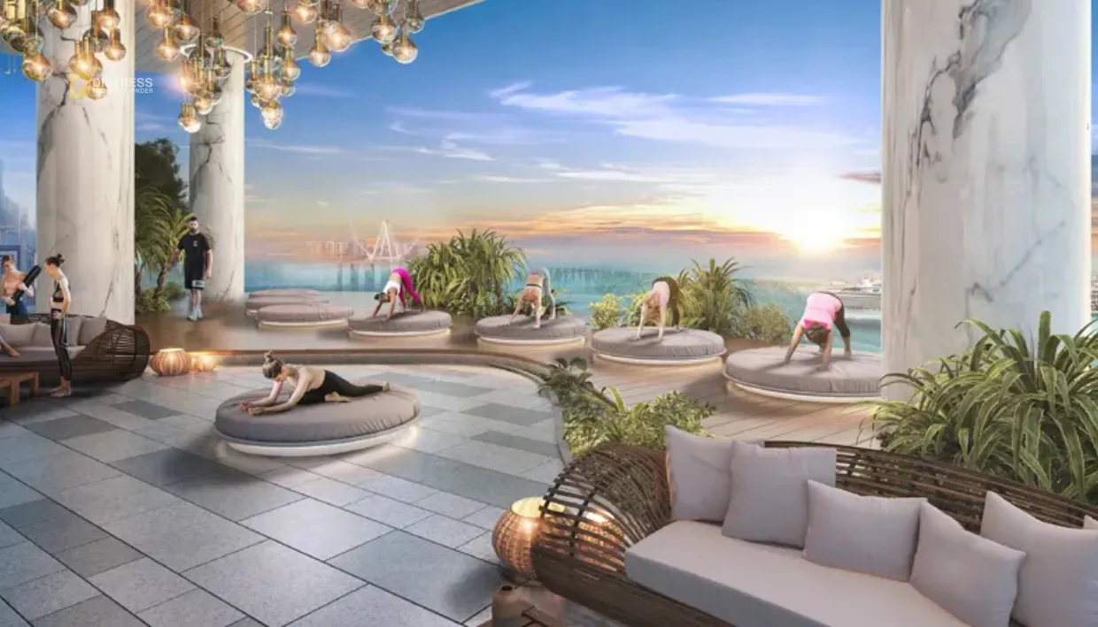 Damac Bay 2 by Cavalli at Dubai Harbour by Damac Properties - private pool