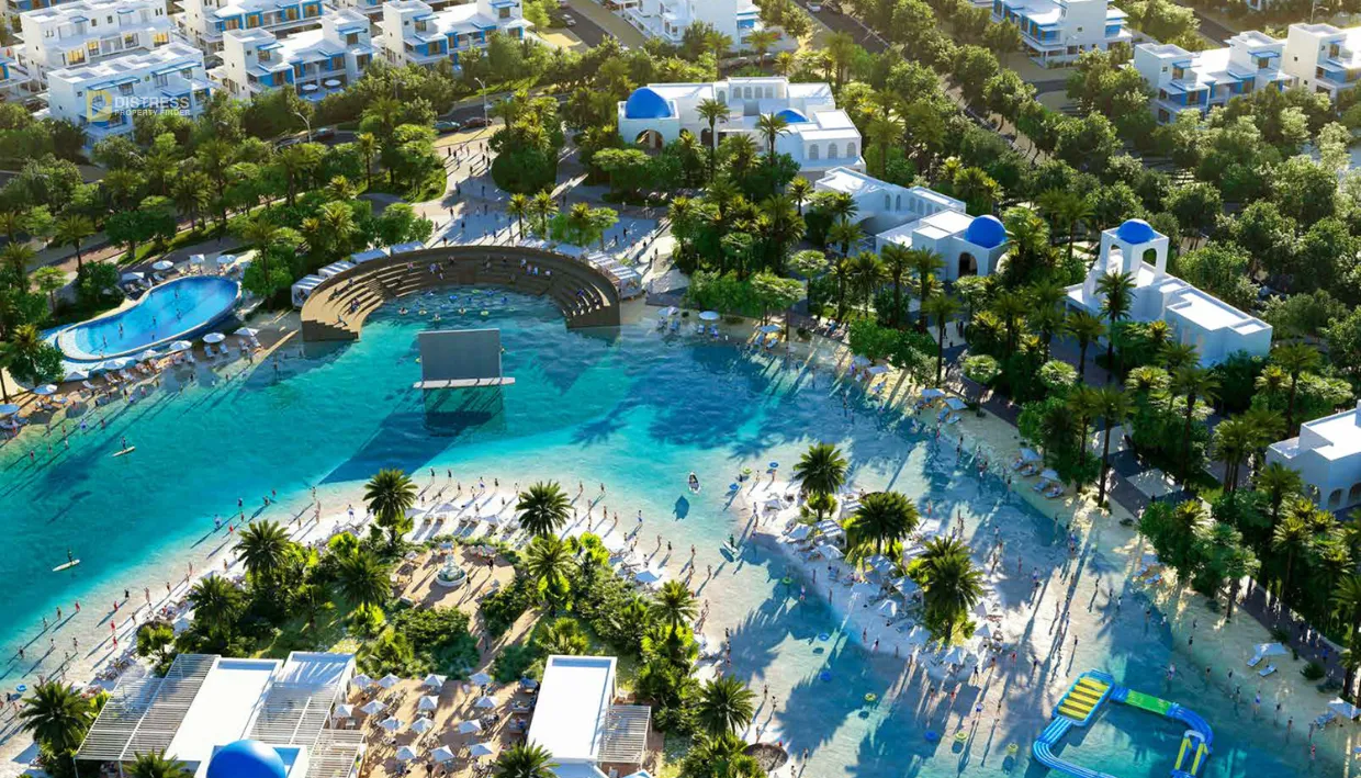 Santorini 2 at Damac Lagoons by Damac Properties - beach