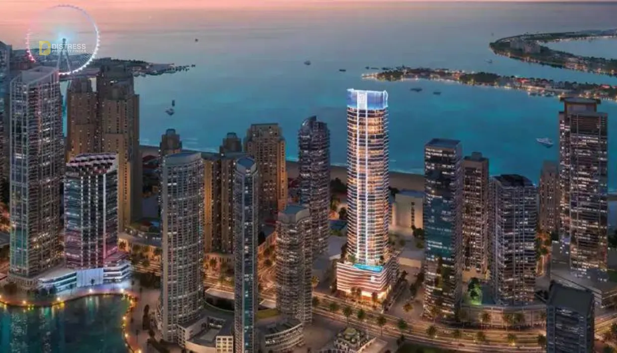 LIV LUX Tower Dubai Marina 1BR Apartment for Sale Marina View Waterfront - full arabian gulf sea view (development imagery, not the exact unit)