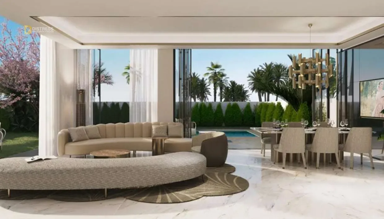4-Bedroom Townhouse District 11 Mohammed Bin Rashid City — The Fields Mbrc Dubai Living Area