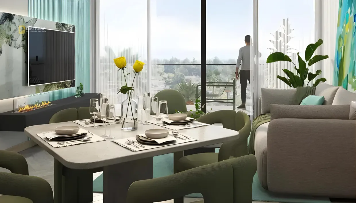 ELO 3 at Damac Hills 2 by Damac Properties - living