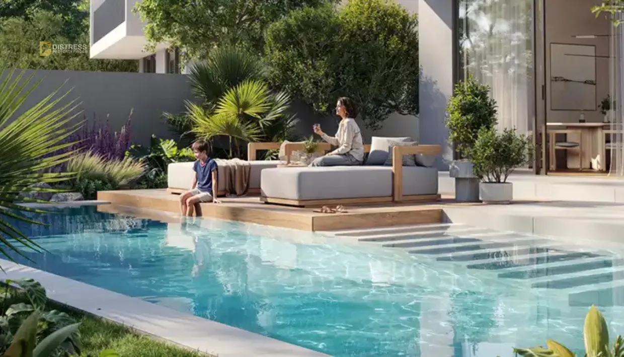 4-Bedroom Villa The Valley Dubai — Swimming Pool