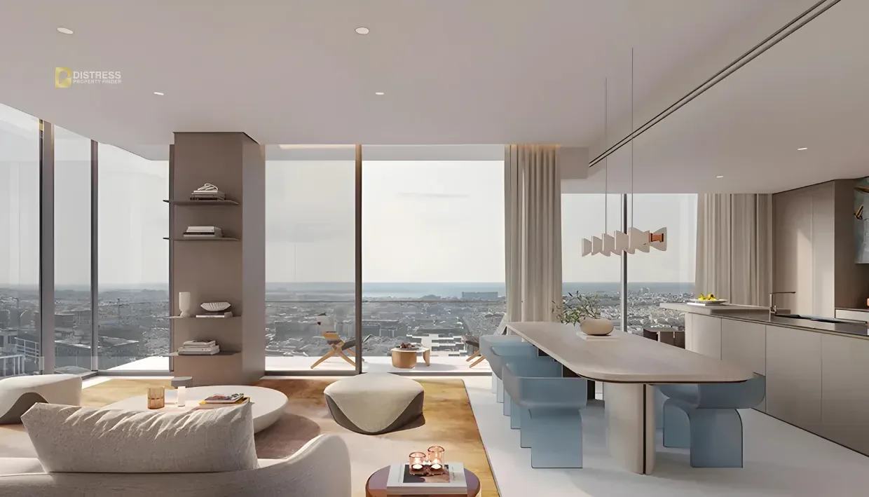 Apartment Verve City Walk City Walk — By Meraas In Dubai Dinning With Living
