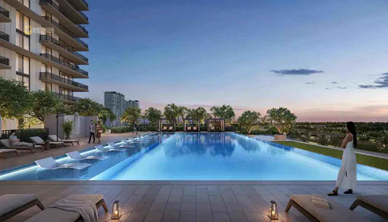 Dubai distress property Greencrest at Dubai Hills Estate by emaar - living