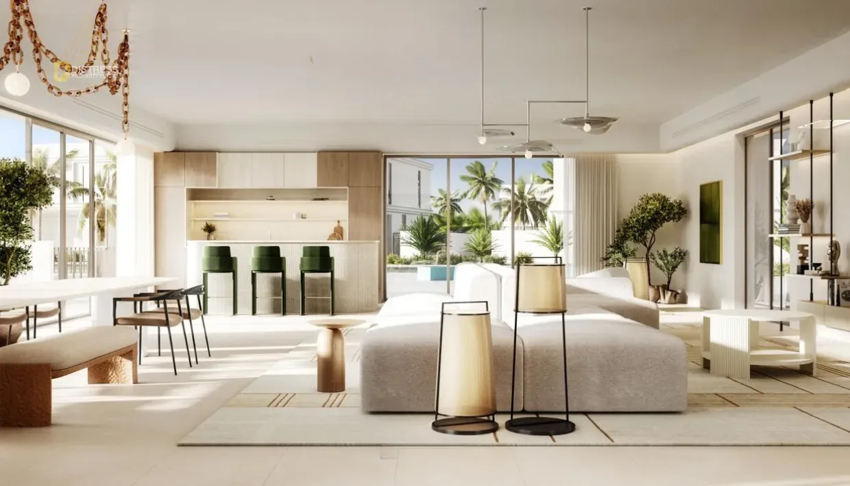 4-Bedroom Townhouse Greenridge Emaar South — Living Room