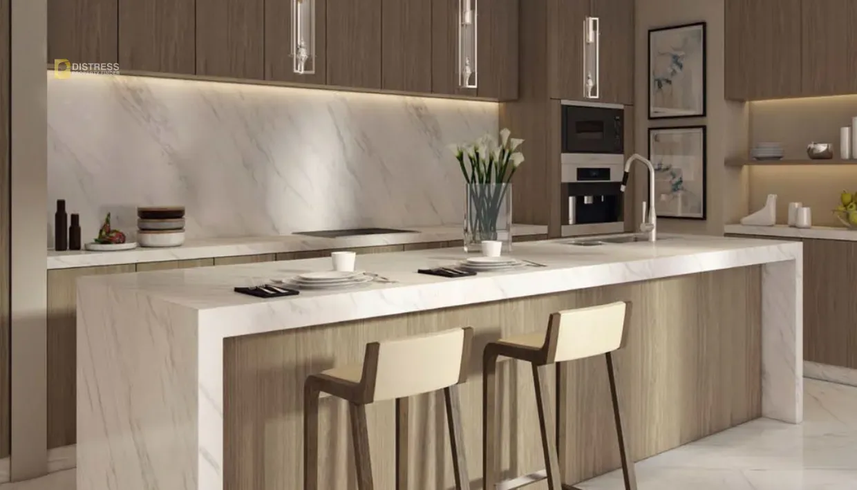 4-Bedroom Apartment Il Primo Downtown Dubai — Kitchen