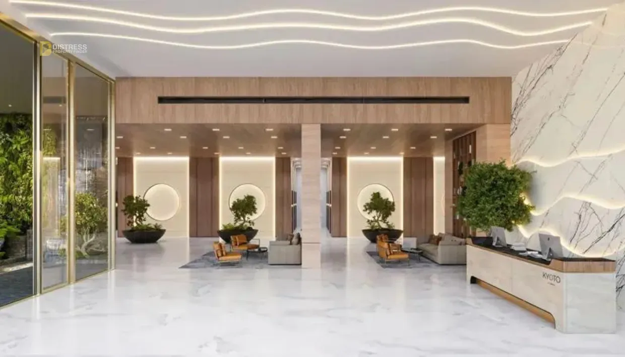 1-Bedroom Apartment Kyoto by ORO24 Arjan — Distress Apartment Dubai Lobby View