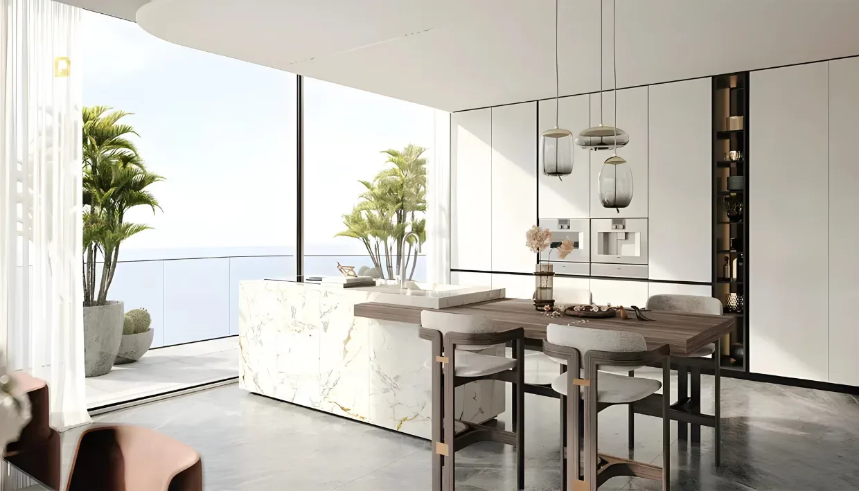2-Bedroom Apartment Luce Palm Jumeirah — Dinning Area