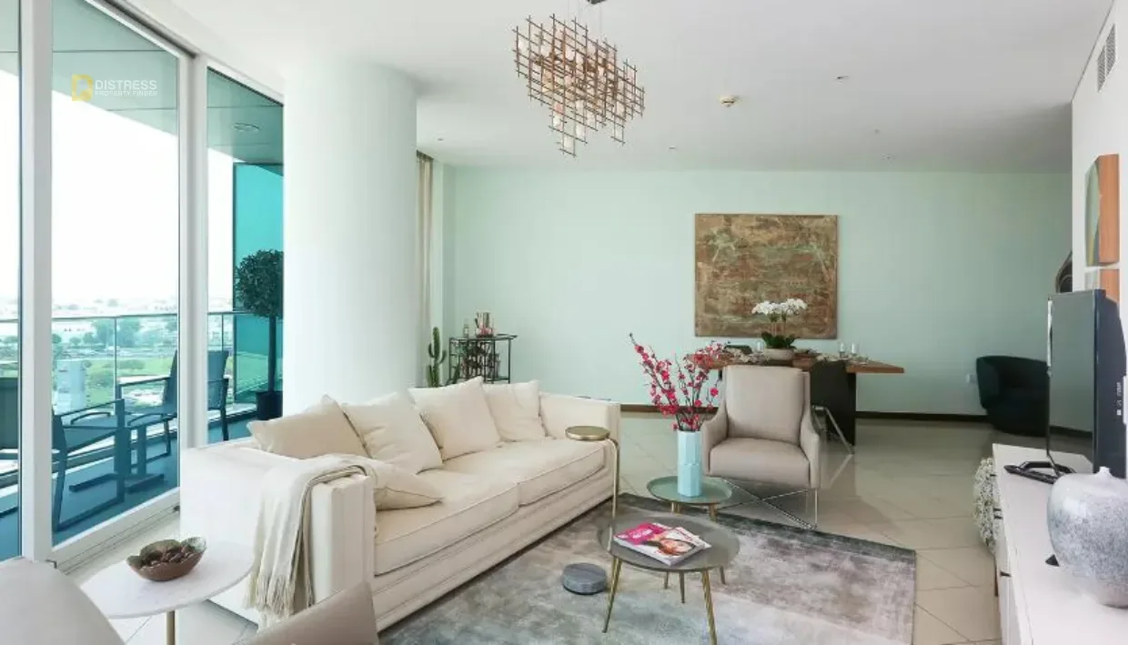 3-Bedroom Apartment Marsa Plaza - Core 1 Dubai Festival City — Dubai Living Room