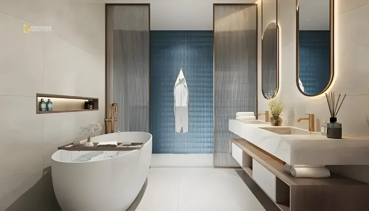 Apartment Nikki Beach Residences Al Marjan Island — At By Aldar Properties Bathroom