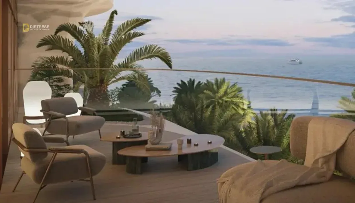 3-Bedroom Apartment Ocean House Palm Jumeirah — 2br Apartment For Sale Distress Deal Balcony