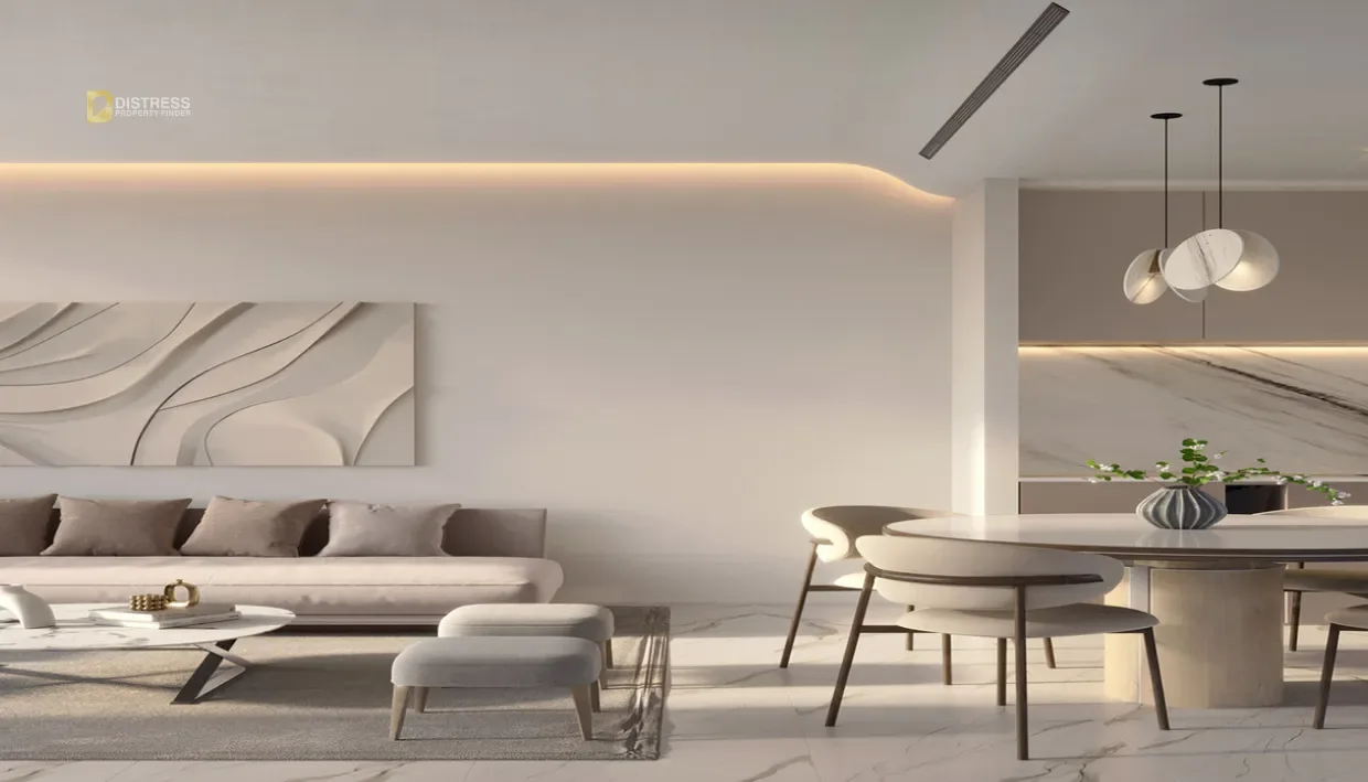 2-Bedroom Apartment ONDA Business Bay — By Kasco Properties At Living Room