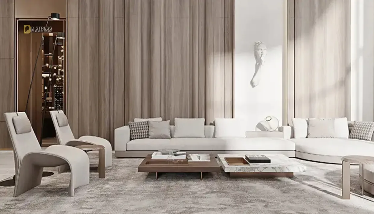 3-Bedroom Apartment Orla Palm Jumeirah. Living Room. 3-Bedroom Apartment Orla Palm Jumeirah — Living Room