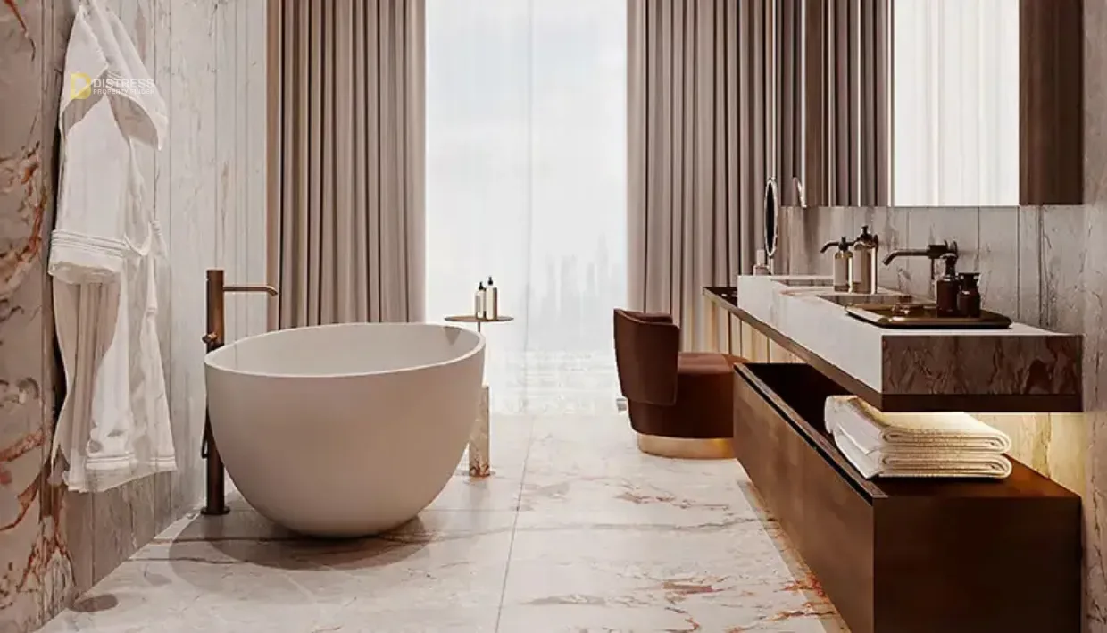 4-Bedroom Apartment Orla Palm Jumeirah. Bathroom. 4-Bedroom Apartment Orla Palm Jumeirah — Bathroom