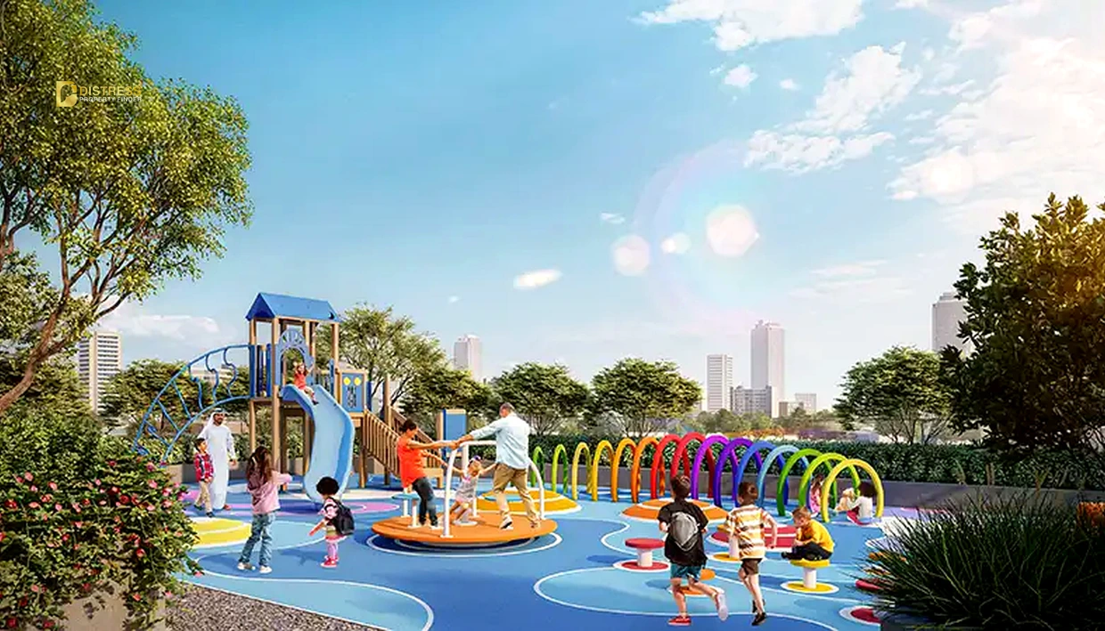 Prive Residence at Dubai Hills Estate - Ginco Properties - community centre aerial view
