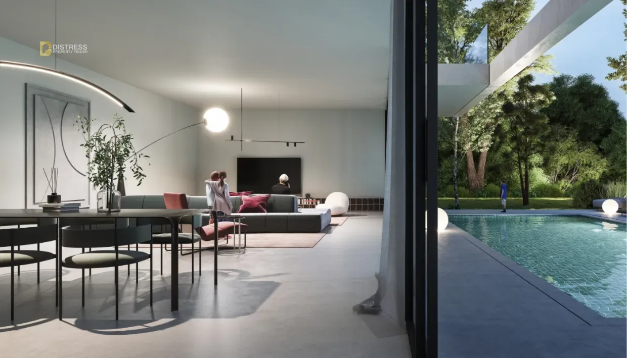 4-Bedroom Villa Masaar Sharjah — Living Room