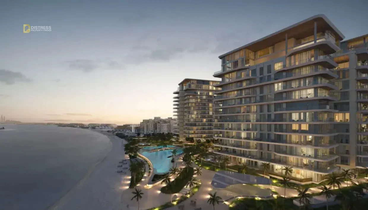 Dubai distress property Serenia Living Tower 1 Palm Jumeirah Crescent 2 Bedrooms + Maid 2,193 sq ft AED 7,200,
