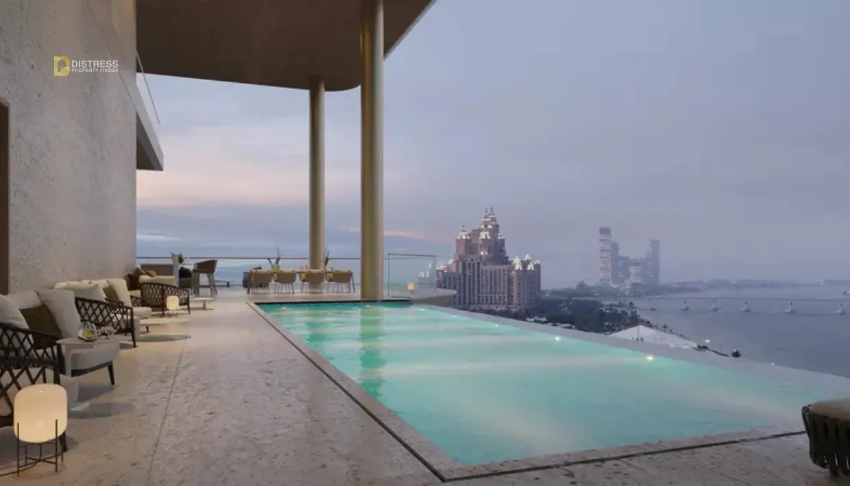 Serenia Living Tower 1 at The Palm Crescent - lounge with terrace