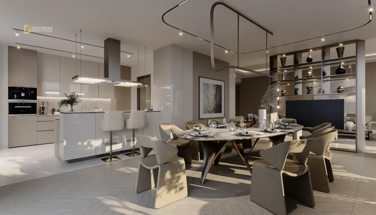 1-Bedroom Apartment Sobha Seahaven - Tower B Dubai Harbour — At Dubai Harbour By Groups Dinning Area