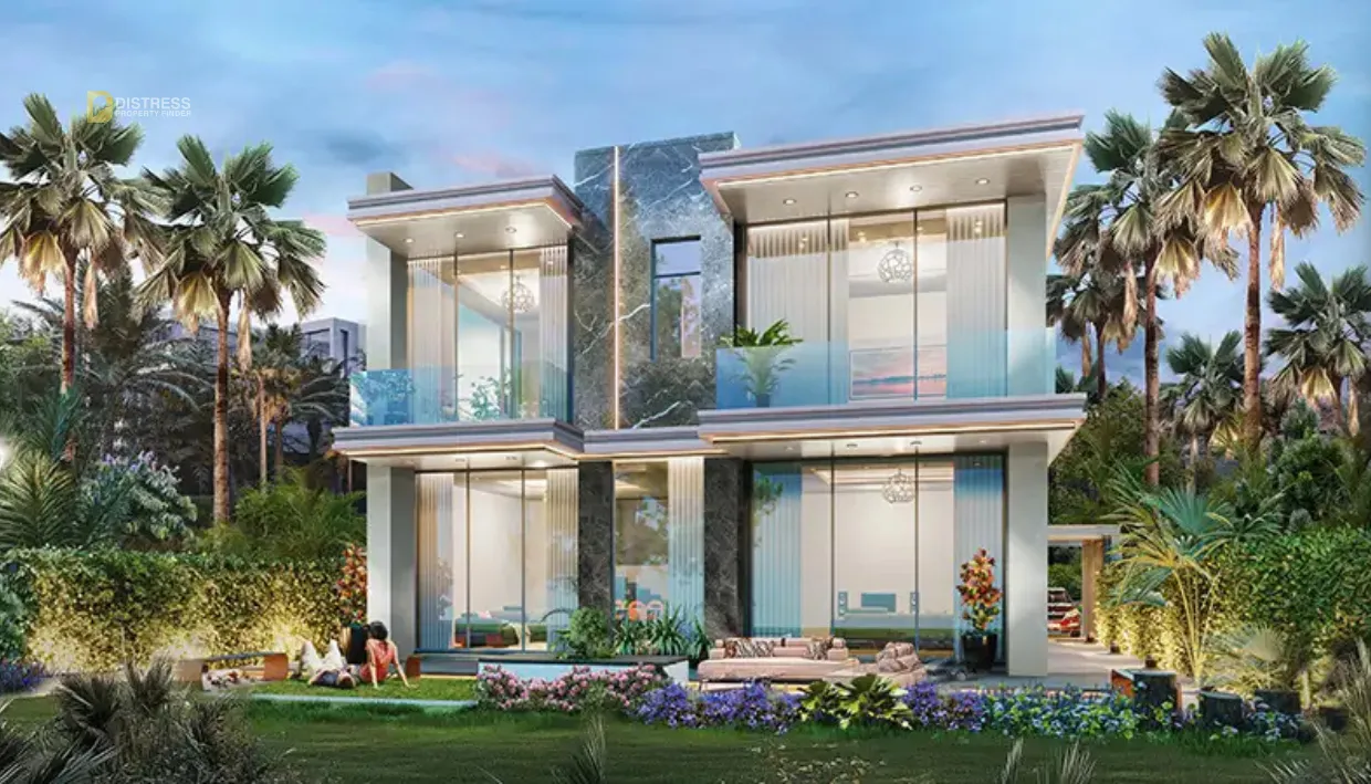 Bora Bora 2 at Damac Islands, Dubai - villa with private pool