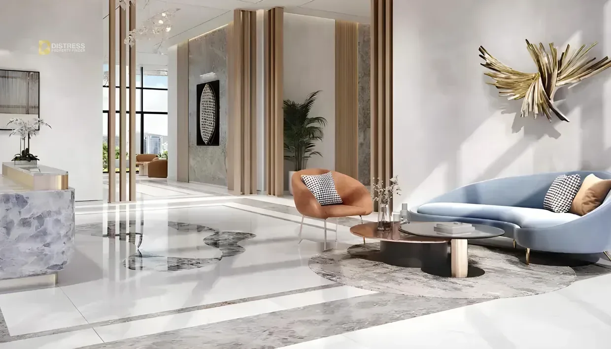 Studio Apartment Azizi Venice Dubai South — At Lobby Lounge