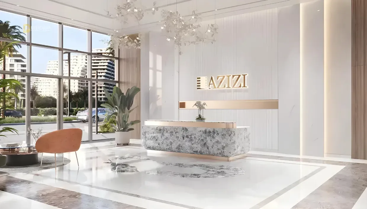 Studio Apartment Azizi Venice Dubai South — Distress Deal Apartment In Be Lobby