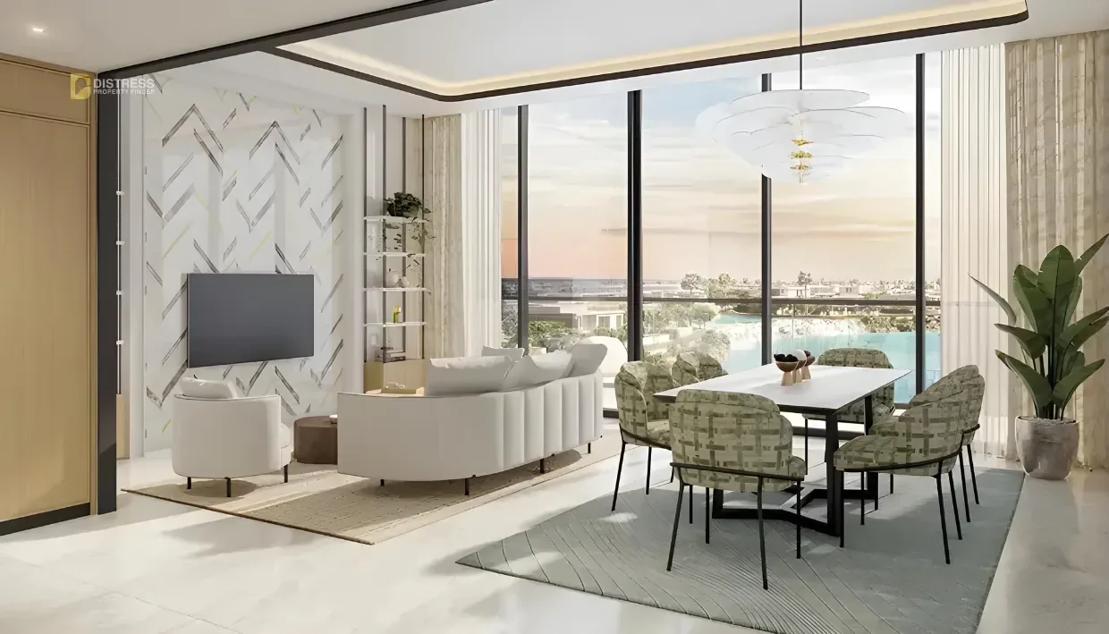 Studio Apartment Azizi Venice Dubai South — Distress Deal Apartment In Be Living Room