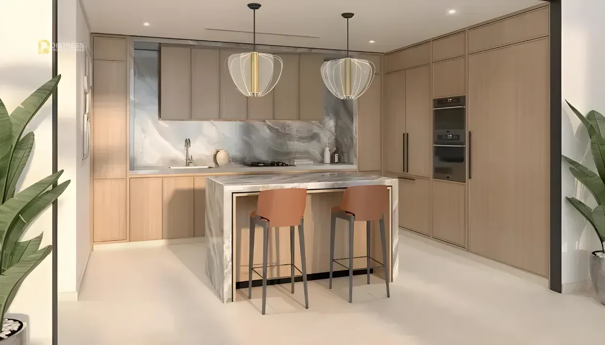 Studio Apartment Azizi Venice Dubai South — Distress Deal Apartment In Be Kitchen