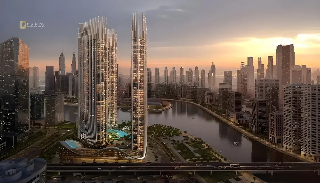 High-Floor Studio Below OP in Binghatti Skyrise, Business Bay