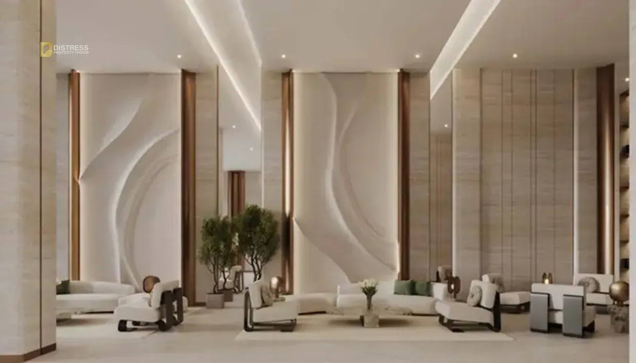 Studio Apartment Binghatti Starlight Al Jaddaf — Sitting Area