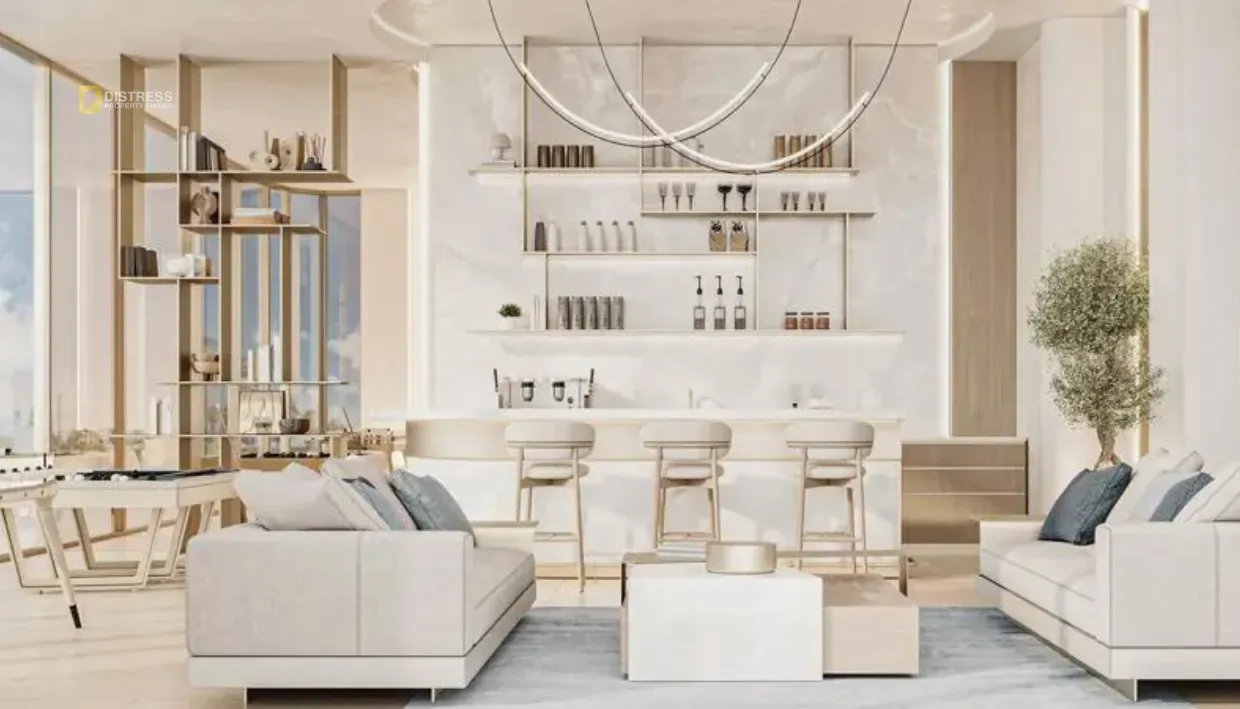 Studio Apartment Cove Edition Dubailand — By Living Room